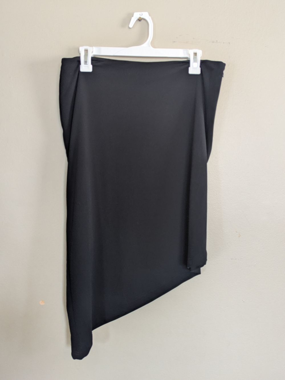 Jessica McClintock Black Asymmetrical Skirt